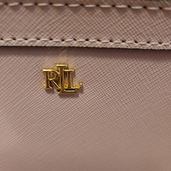 Lauren Ralph Lauren medium pink leather tote - like new - Picture 12 of 13